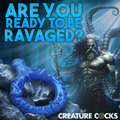 XR BRANDS - CREATURE COCKS POSEIDON'S OCTO-RING SILICONE COCK RING