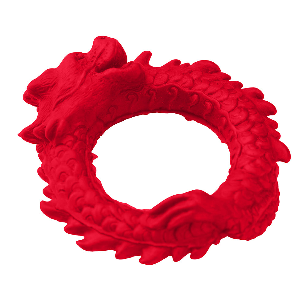 XR BRANDS - CREATURE COCKS RISE OF THE DRAGON SILICONE COCK RING