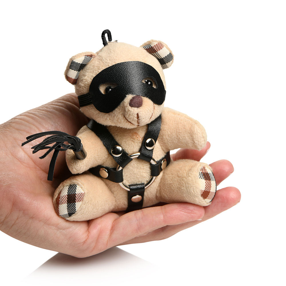 XR BRANDS - MASTER SERIES BDSM TEDDY BEAR KEYCHAIN