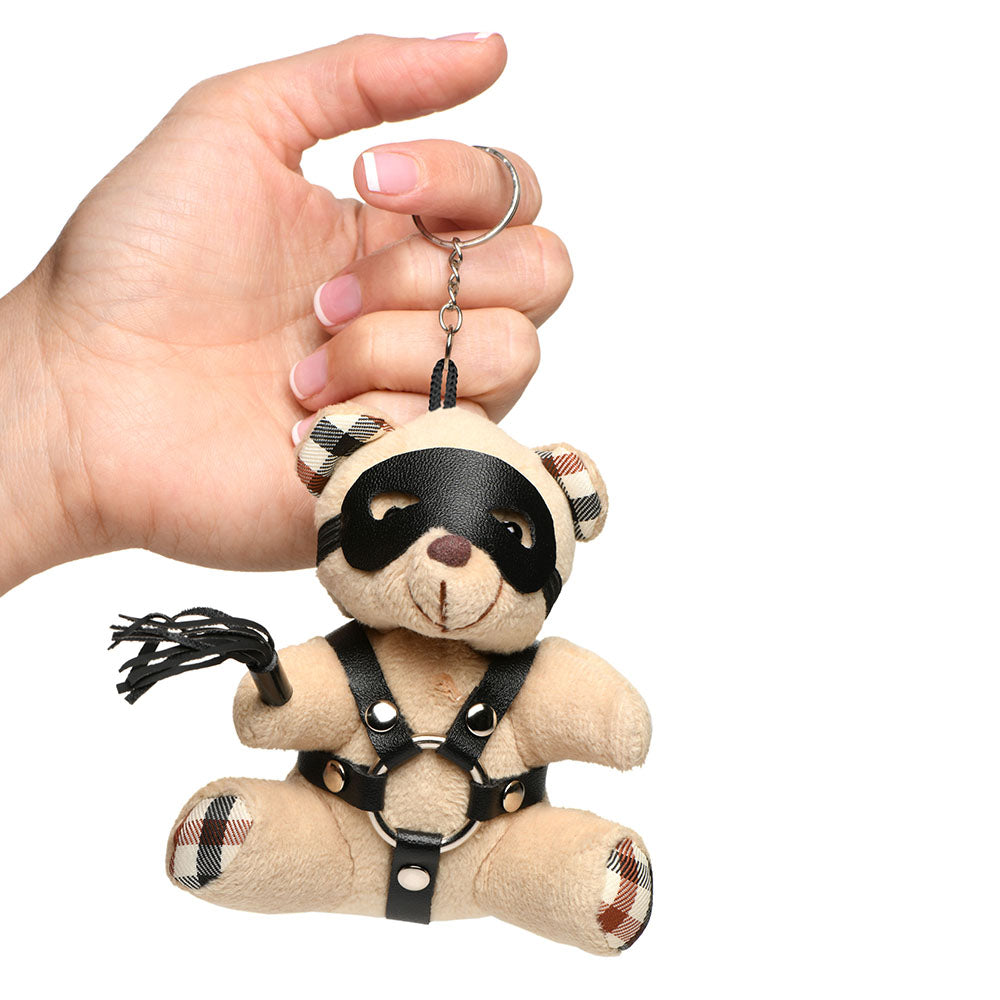 XR BRANDS - MASTER SERIES BDSM TEDDY BEAR KEYCHAIN
