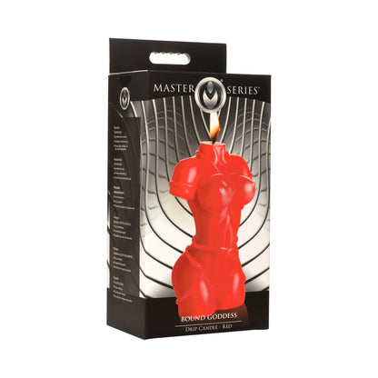 XR BRANDS - MASTER SERIES BOUND GODDESS DRIP CANDLE RED