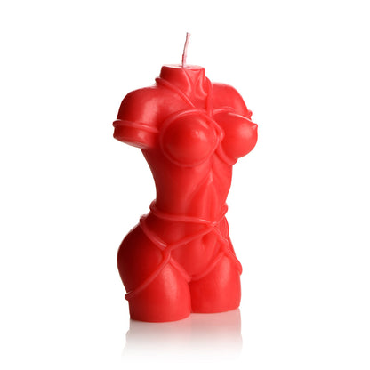 XR BRANDS - MASTER SERIES BOUND GODDESS DRIP CANDLE RED