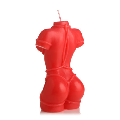 XR BRANDS - MASTER SERIES BOUND GODDESS DRIP CANDLE RED
