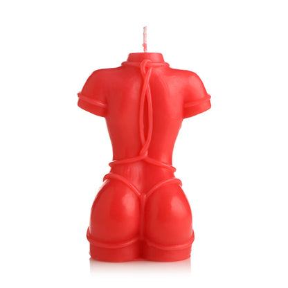 XR BRANDS - MASTER SERIES BOUND GODDESS DRIP CANDLE RED