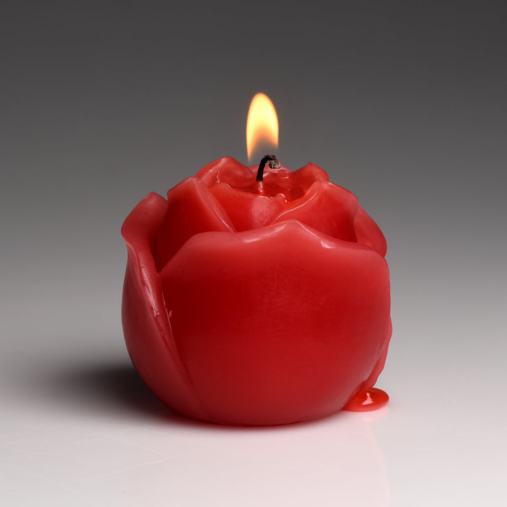XR BRANDS - MASTER SERIES FLAMING ROSE DRIP CANDLE