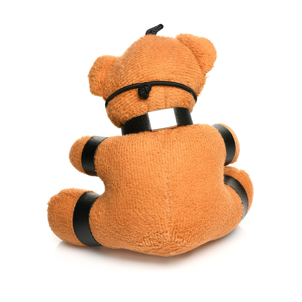 XR BRANDS - MASTER SERIES GAGGED TEDDY BEAR KEYCHAIN
