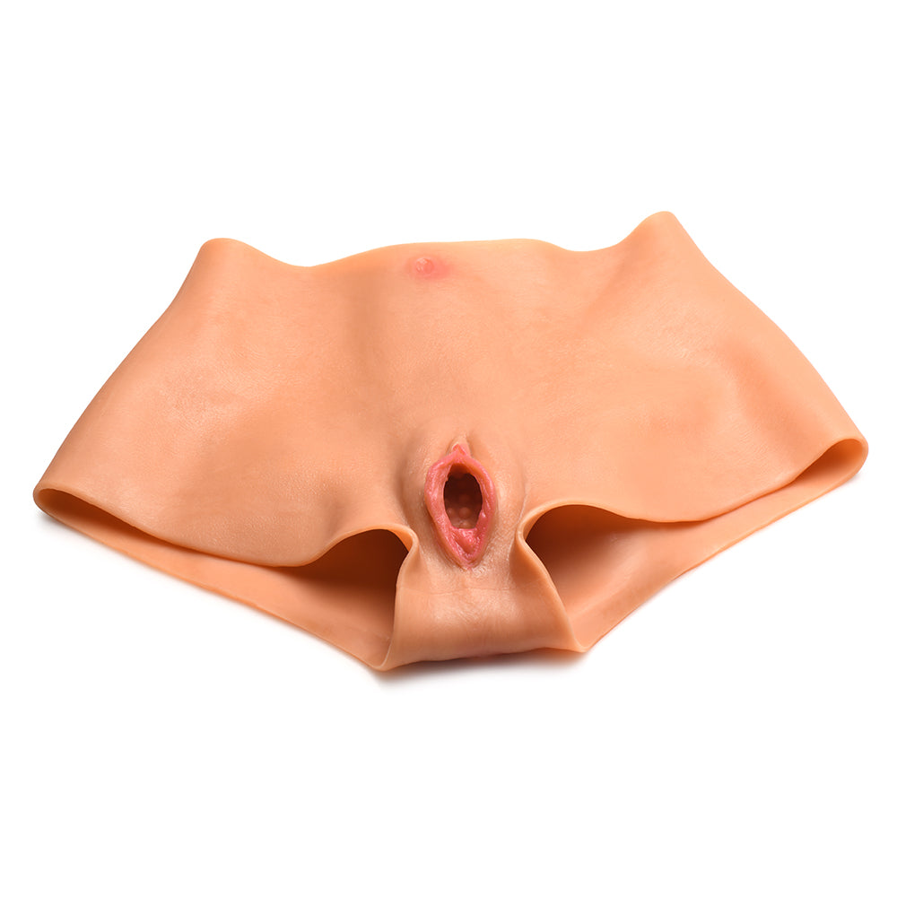 XR BRANDS - MASTER SERIES PUSSY PANTIES SILICONE VAGINA + ASS PANTIES