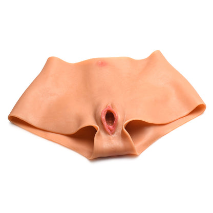 XR BRANDS - MASTER SERIES PUSSY PANTIES SILICONE VAGINA + ASS PANTIES
