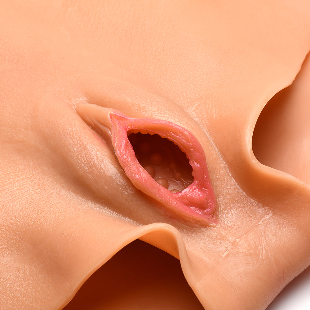 XR BRANDS - MASTER SERIES PUSSY PANTIES SILICONE VAGINA + ASS PANTIES