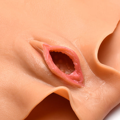 XR BRANDS - MASTER SERIES PUSSY PANTIES SILICONE VAGINA + ASS PANTIES