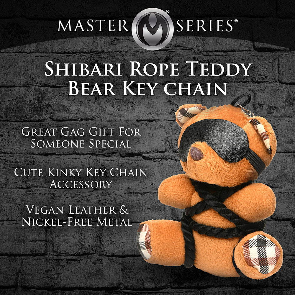 XR BRANDS - CHAVEIRO TEDDY BEAR COM CORDA MASTER SERIES