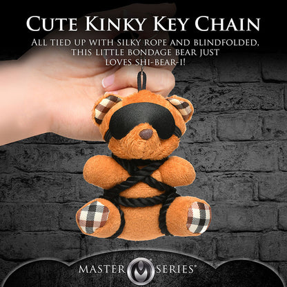 XR BRANDS - CHAVEIRO TEDDY BEAR COM CORDA MASTER SERIES