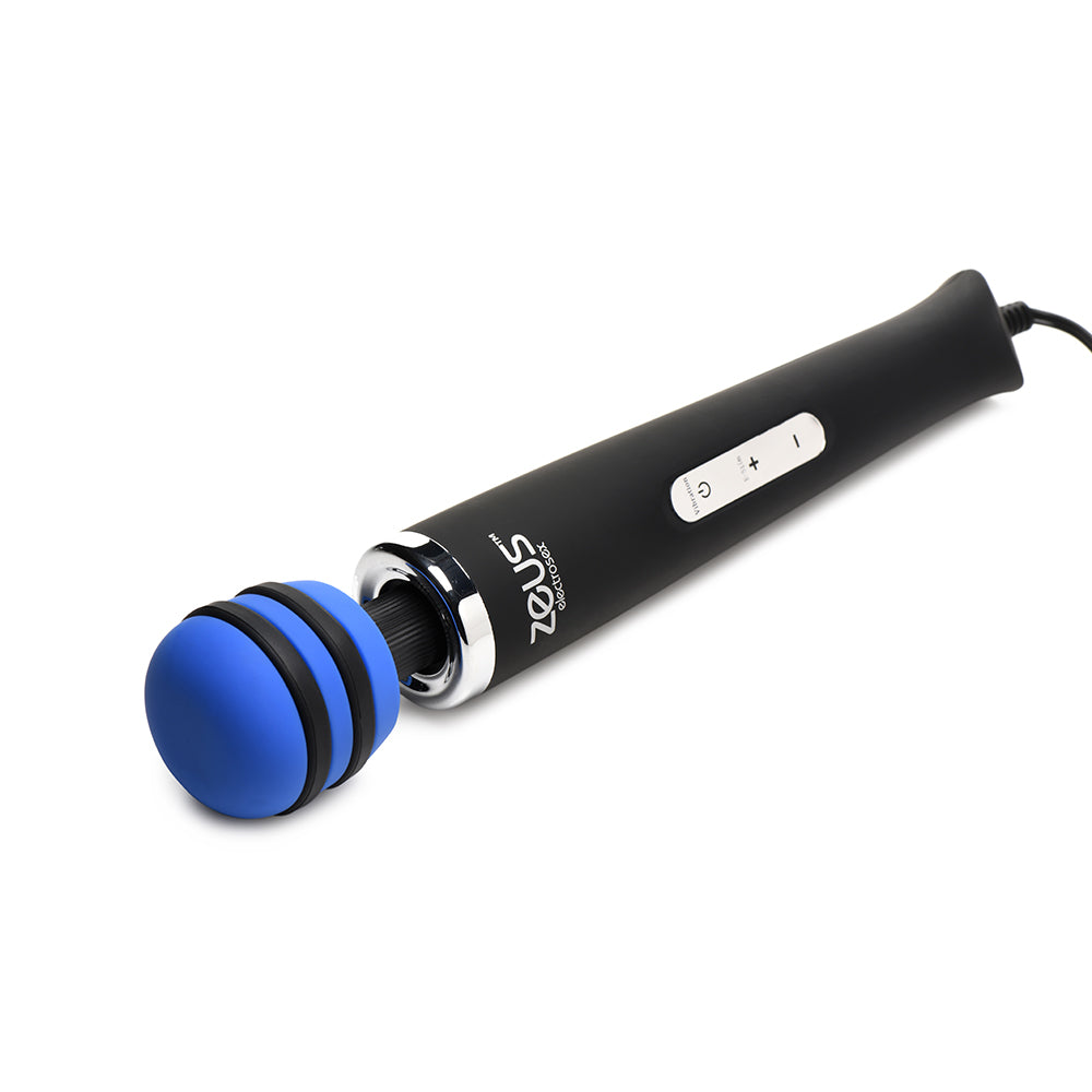 XR BRANDS - ZEUS ELECTROSEX E-STIM VIBRATING WAND MASSAGER