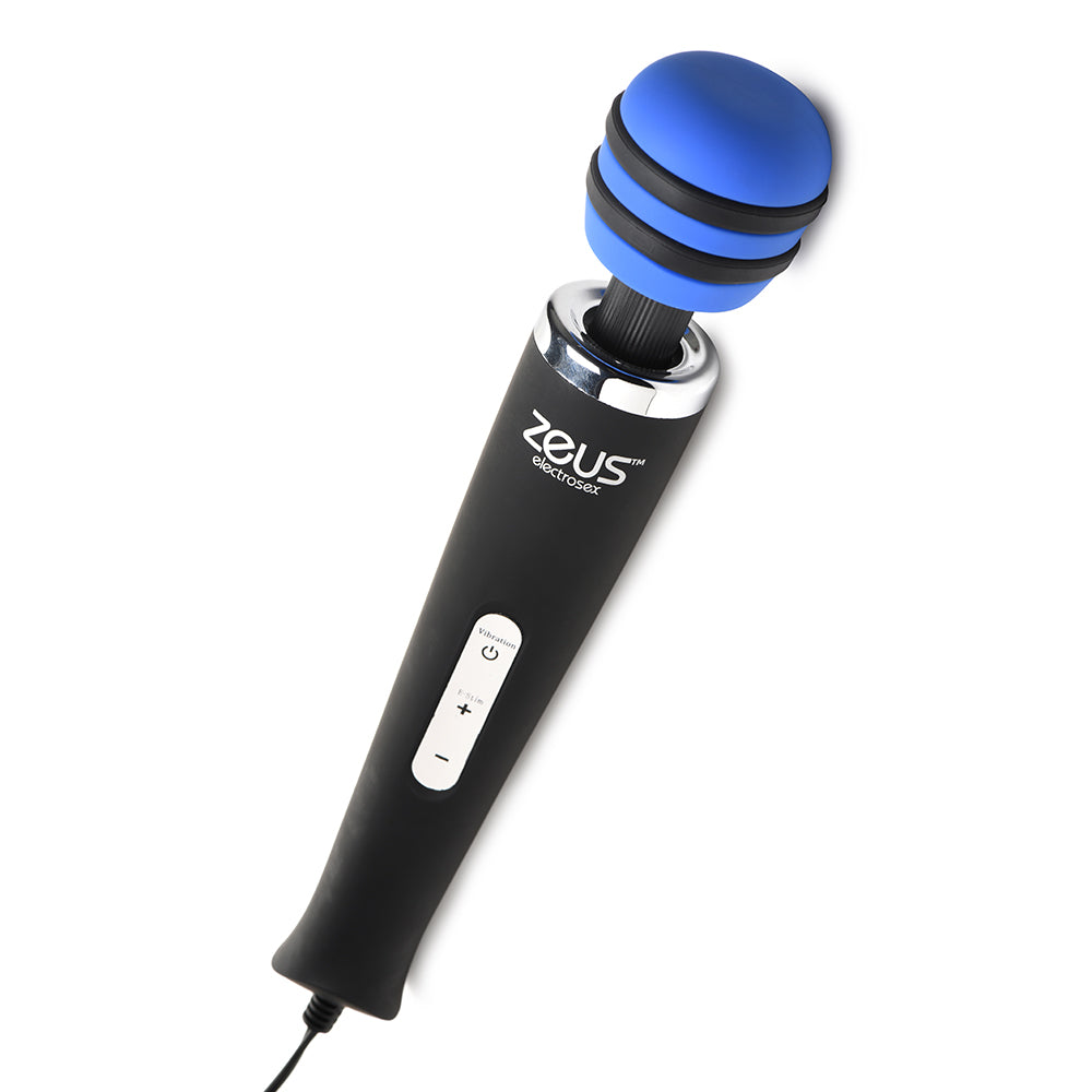 XR BRANDS - ZEUS ELECTROSEX E-STIM VIBRATING WAND MASSAGER