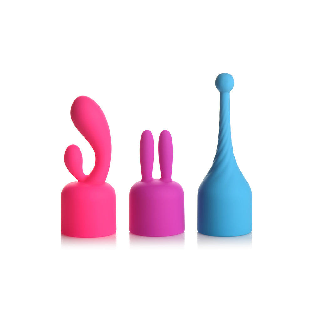 XR BRANDS - BANG! 10X MINI WAND WITH 3 ATTACHMENTS