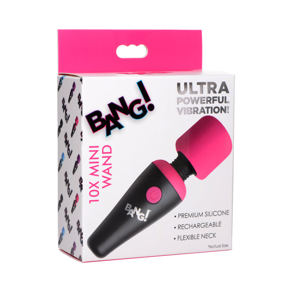 XR BRANDS - BANG! 10X VIBRATING MINI SILICONE WAND