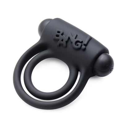 XR BRANDS - BANG! SILICONE COCK RING & BULLET WITH REMOTE CONTROL