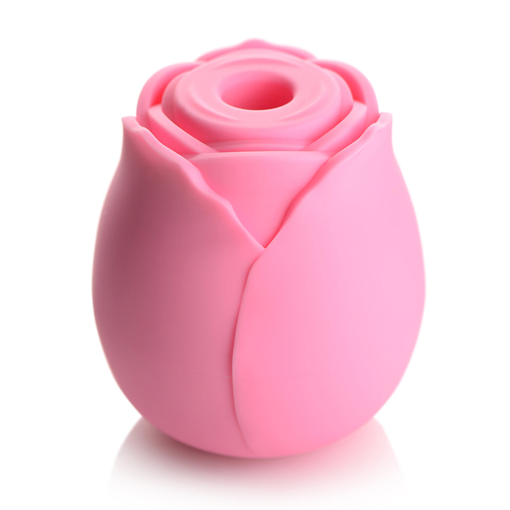 XR BRANDS - BLOOMGASM 10X WILD ROSE SILICONE SUCTION CLIT STIMULATOR