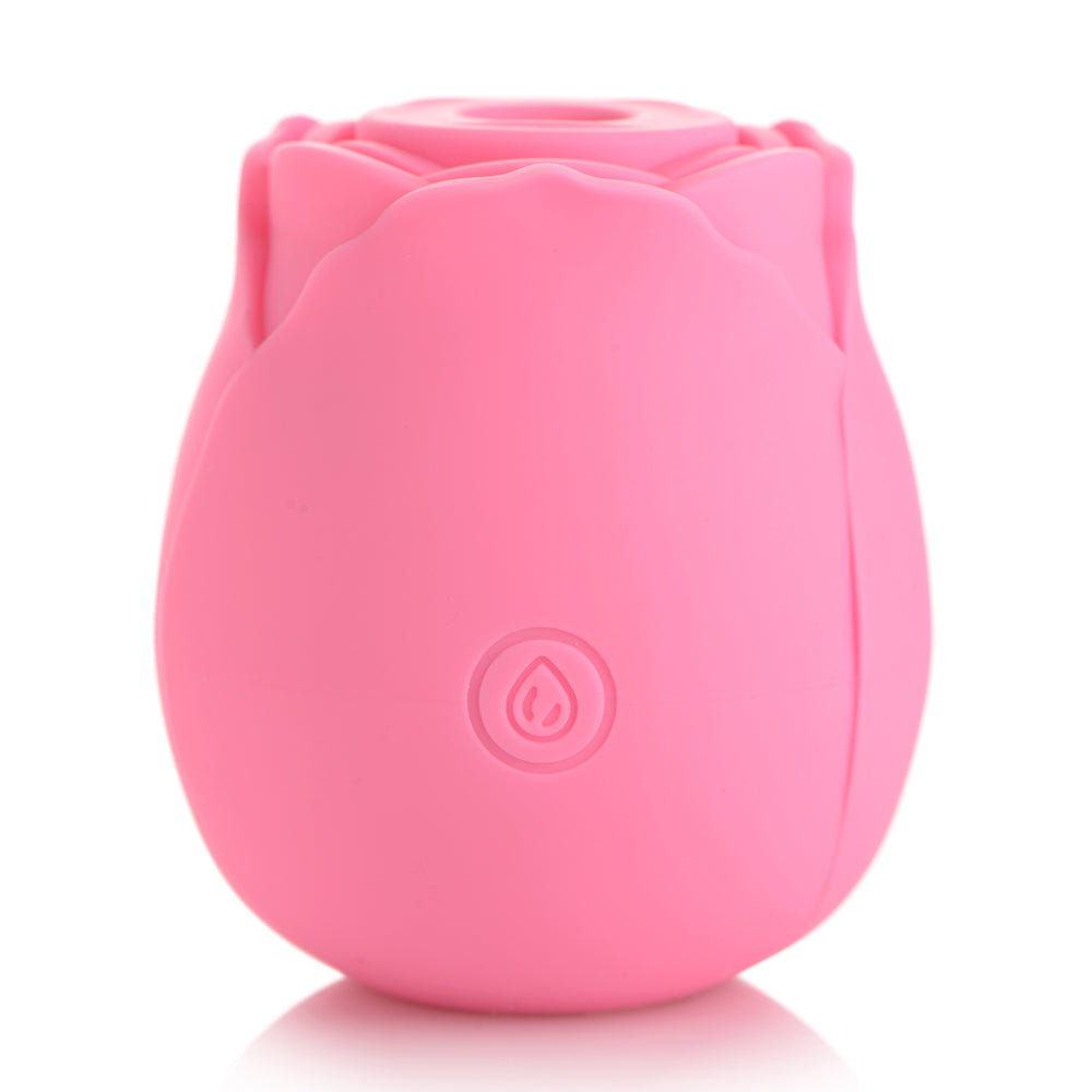 XR BRANDS - BLOOMGASM 10X WILD ROSE SILICONE SUCTION CLIT STIMULATOR