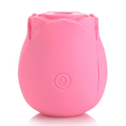 XR BRANDS - BLOOMGASM 10X WILD ROSE SILICONE SUCTION CLIT STIMULATOR