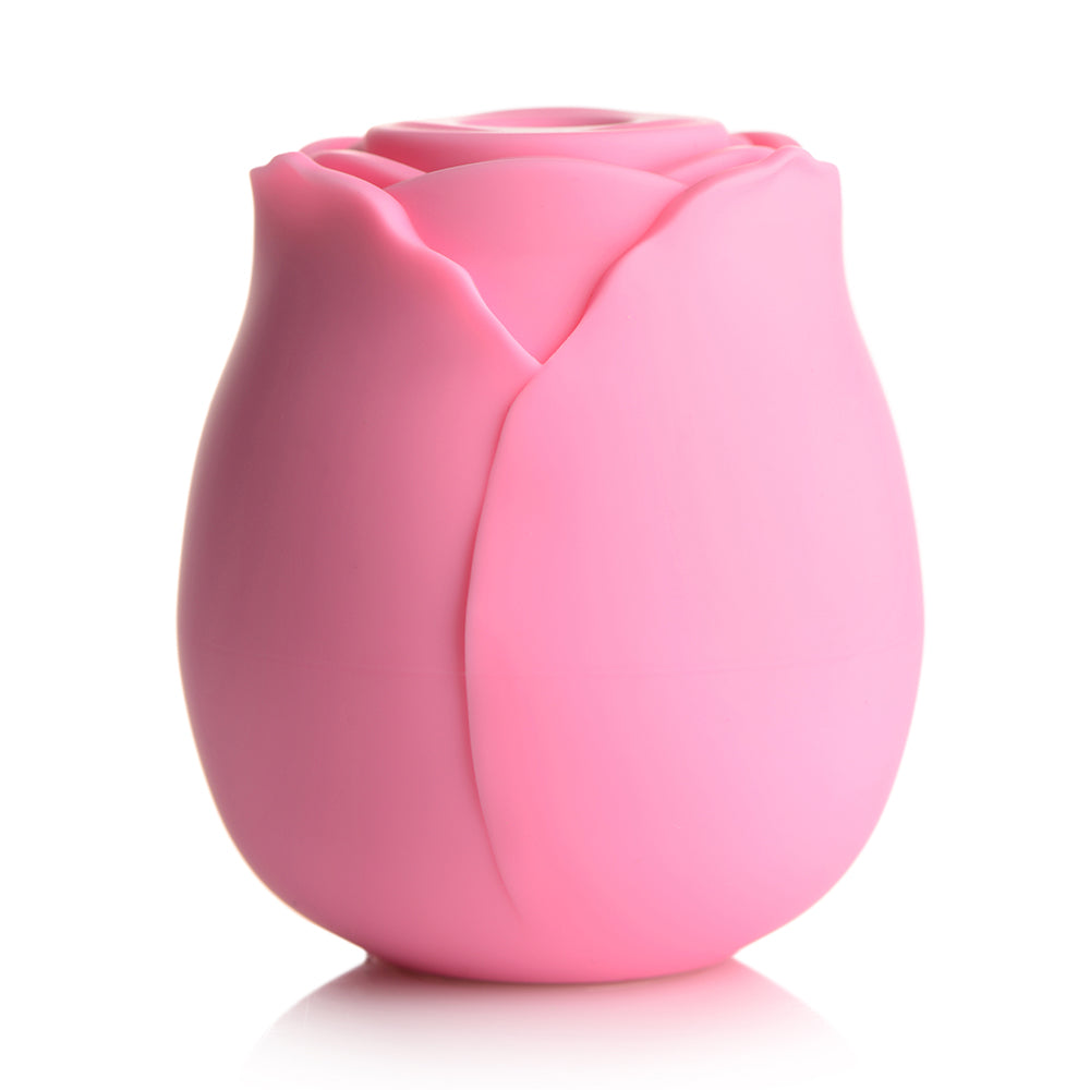 XR BRANDS - BLOOMGASM 10X WILD ROSE SILICONE SUCTION CLIT STIMULATOR