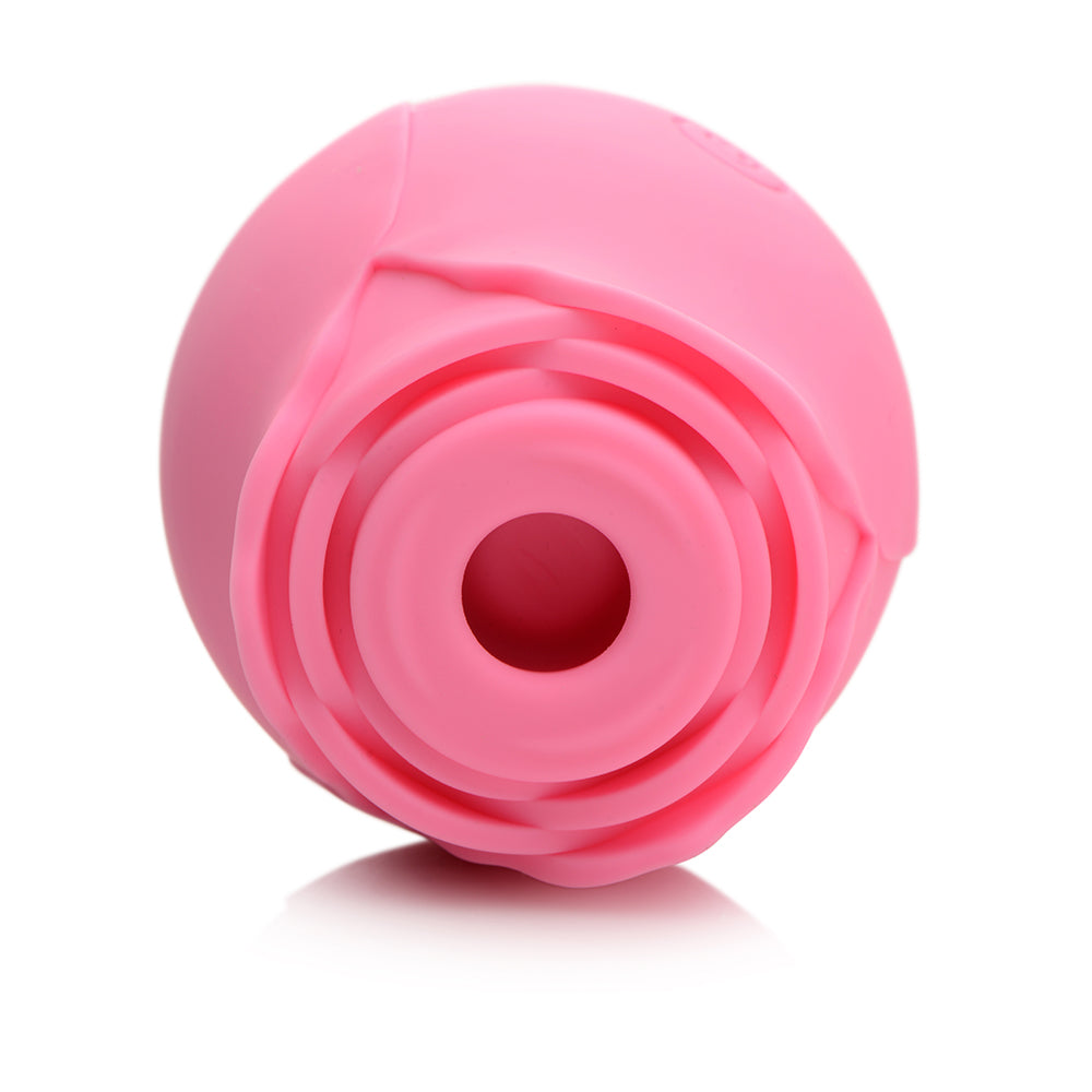 XR BRANDS - BLOOMGASM 10X WILD ROSE SILICONE SUCTION CLIT STIMULATOR