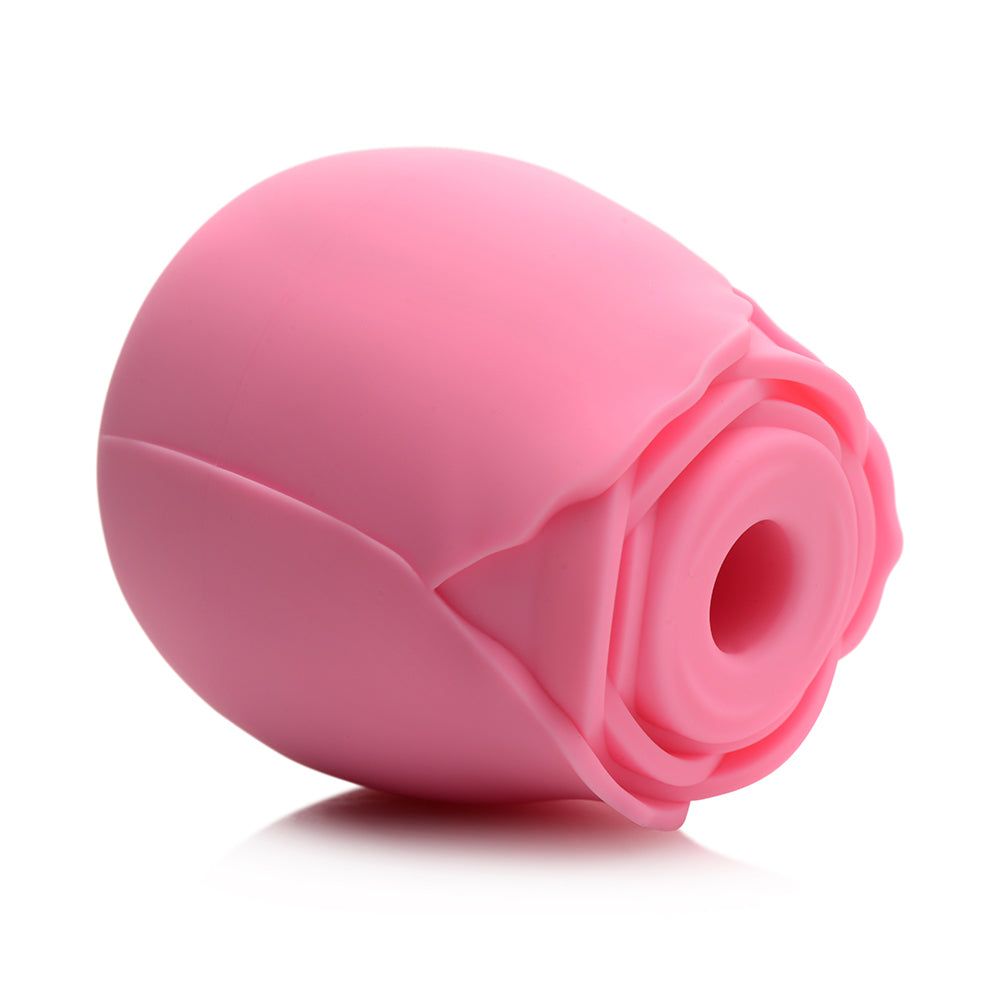 XR BRANDS - BLOOMGASM 10X WILD ROSE SILICONE SUCTION CLIT STIMULATOR