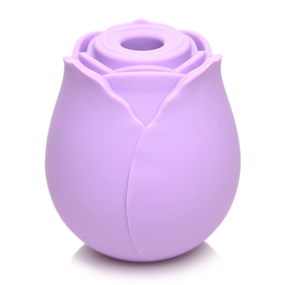 XR BRANDS - BLOOMGASM 10X WILD ROSE SILICONE SUCTION CLIT STIMULATOR
