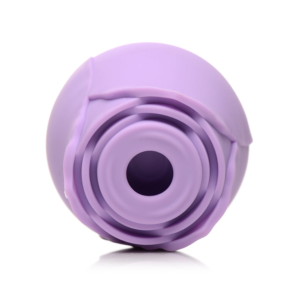 XR BRANDS - BLOOMGASM 10X WILD ROSE SILICONE SUCTION CLIT STIMULATOR
