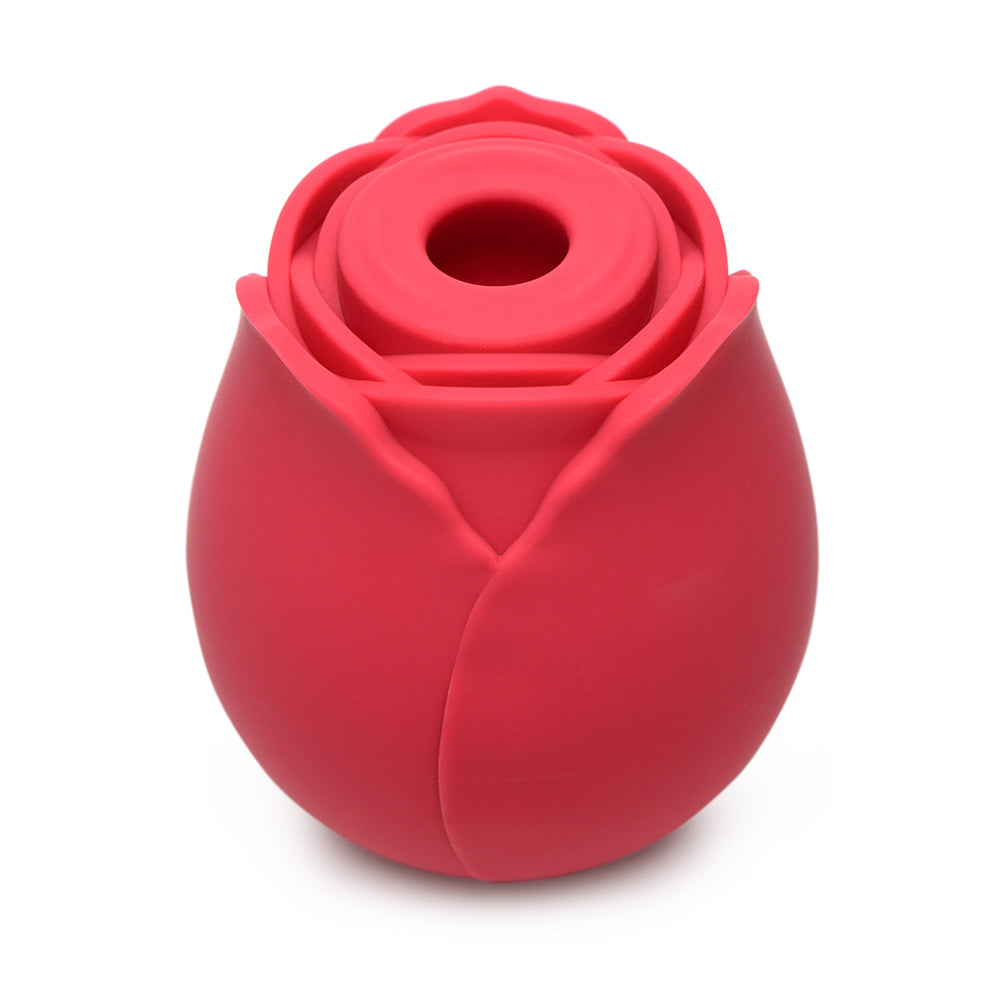 XR BRANDS - BLOOMGASM 10X WILD ROSE SILICONE SUCTION CLIT STIMULATOR