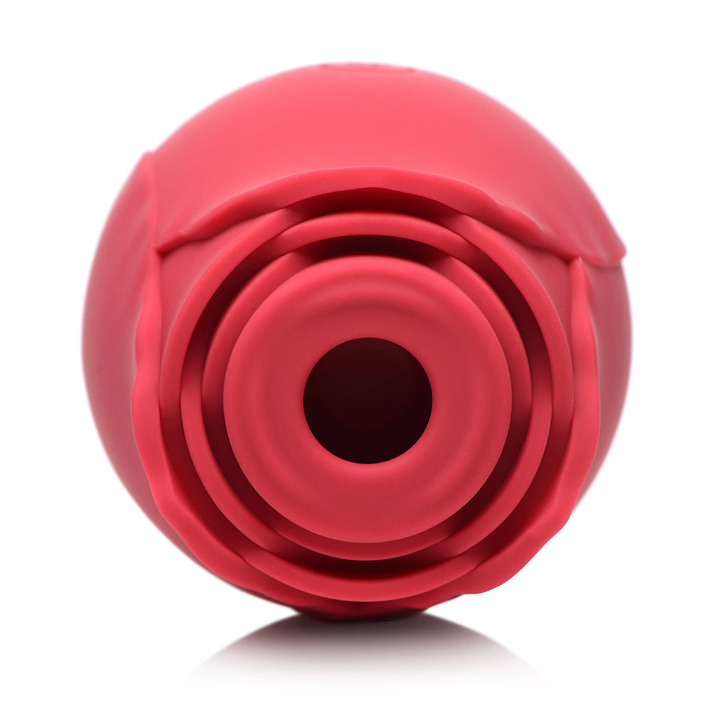 XR BRANDS - BLOOMGASM 10X WILD ROSE SILICONE SUCTION CLIT STIMULATOR