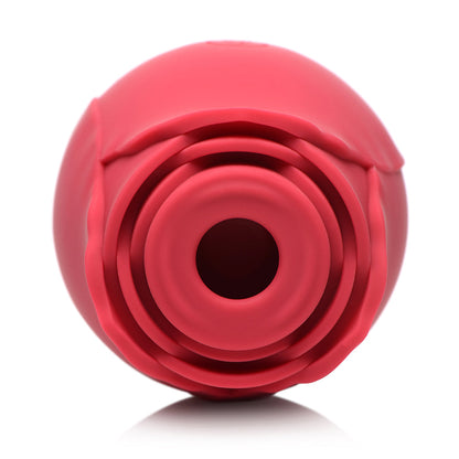 XR BRANDS - BLOOMGASM 10X WILD ROSE SILICONE SUCTION CLIT STIMULATOR