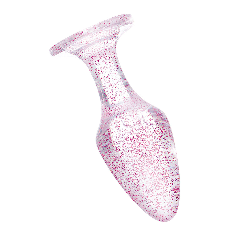 XR BRANDS - BOOTY SPARKS GLITTER GEM ANAL PLUG SET PINK