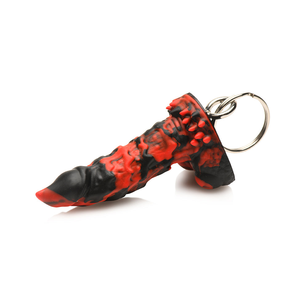 XR BRANDS - CREATURE COCKS FIRE DEMON KEYCHAIN