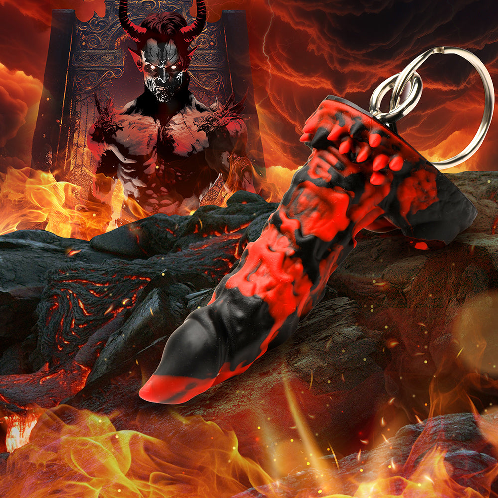 XR BRANDS - CREATURE COCKS FIRE DEMON KEYCHAIN