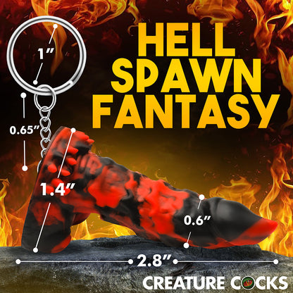 XR BRANDS - CREATURE COCKS FIRE DEMON KEYCHAIN