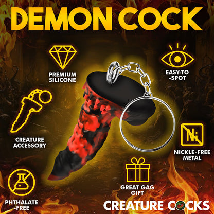 XR BRANDS - CREATURE COCKS FIRE DEMON KEYCHAIN
