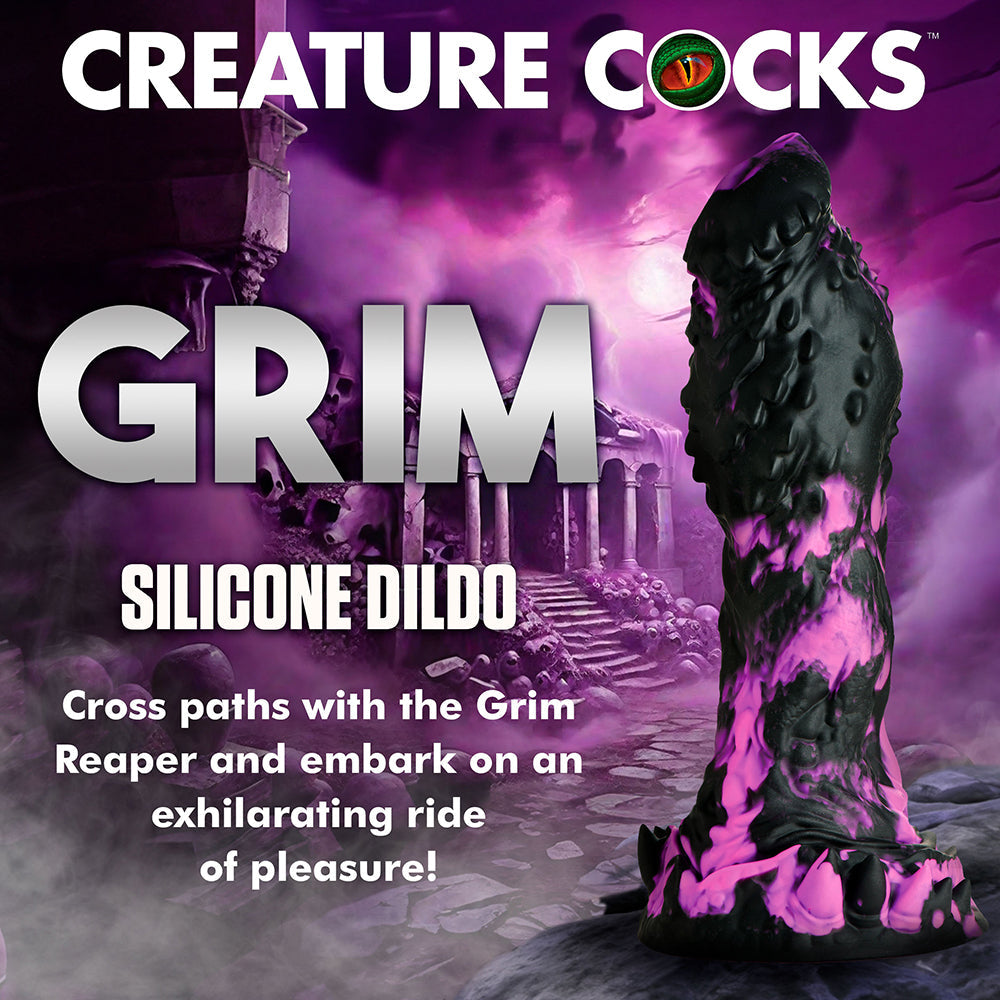 XR BRANDS - CREATURE COCKS GRIM SILICONE DILDO