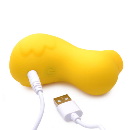XR BRANDS - SHEGASM SUCKY DUCKY CLITORAL STIMULATOR YELLOW