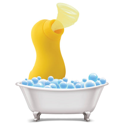XR BRANDS - SHEGASM SUCKY DUCKY CLITORAL STIMULATOR YELLOW