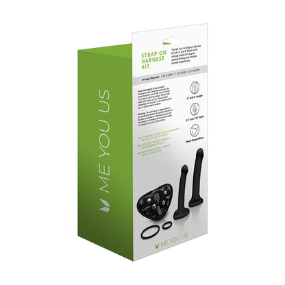 ME YOU US - STRAP-ON HARNESS KIT WITH 6 IN. AND 8 IN. DILDOS