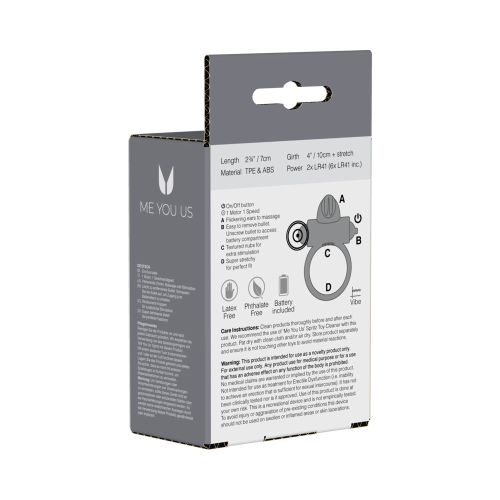 ME YOU US - CLASSIC RABBIT COCK RING