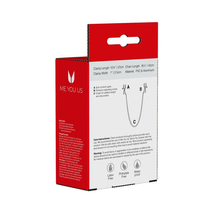 ME YOU US - SQUEEZE & PLEASE NIPPLE CHAIN