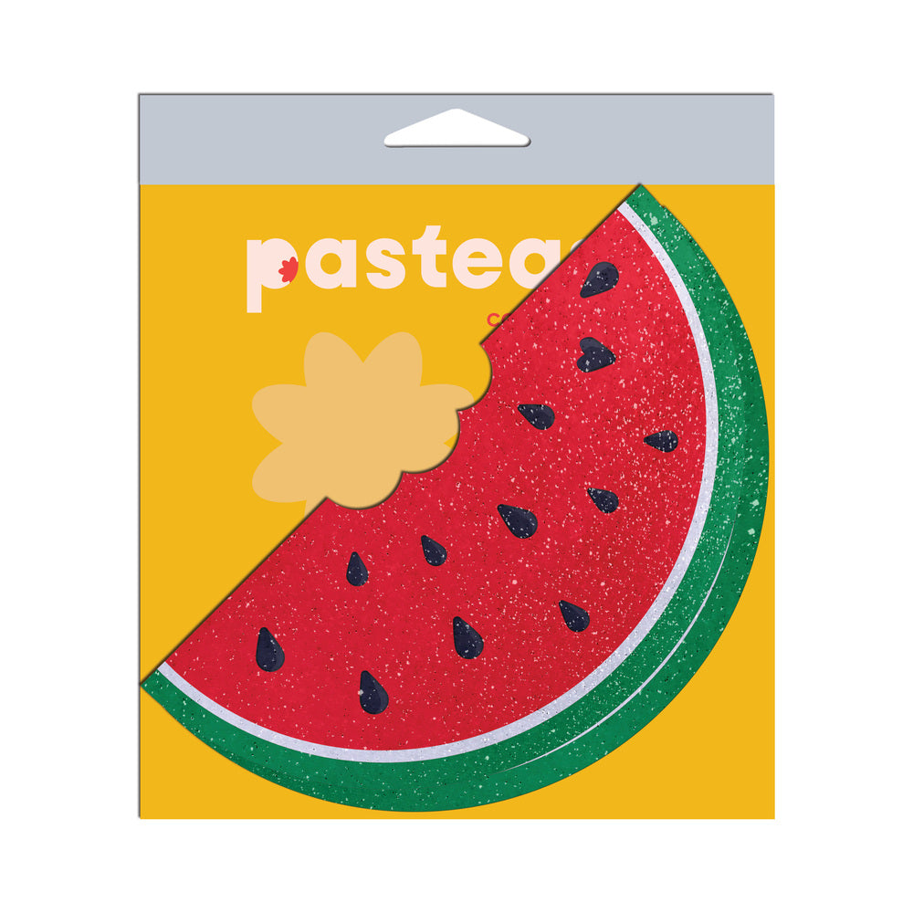 PASTEASE - WATERMELON SLICE WITH A BITE FULL BREAST COVERS SUPPOORT TAPE