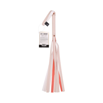 SPORTSHEETS - SEX & MISCHIEF PEACHES 'N CREAME STRIPE FLOGGER