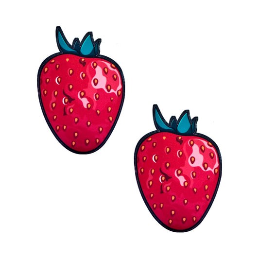 NEVA NUDE - SINFULLY SWEET STRAWBERRY EDIBLE NIPPLE PASTIES