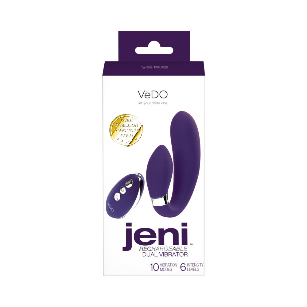 VEDO - JENI C SHAPED DUAL MOTOR VIBE WITH REMOTE