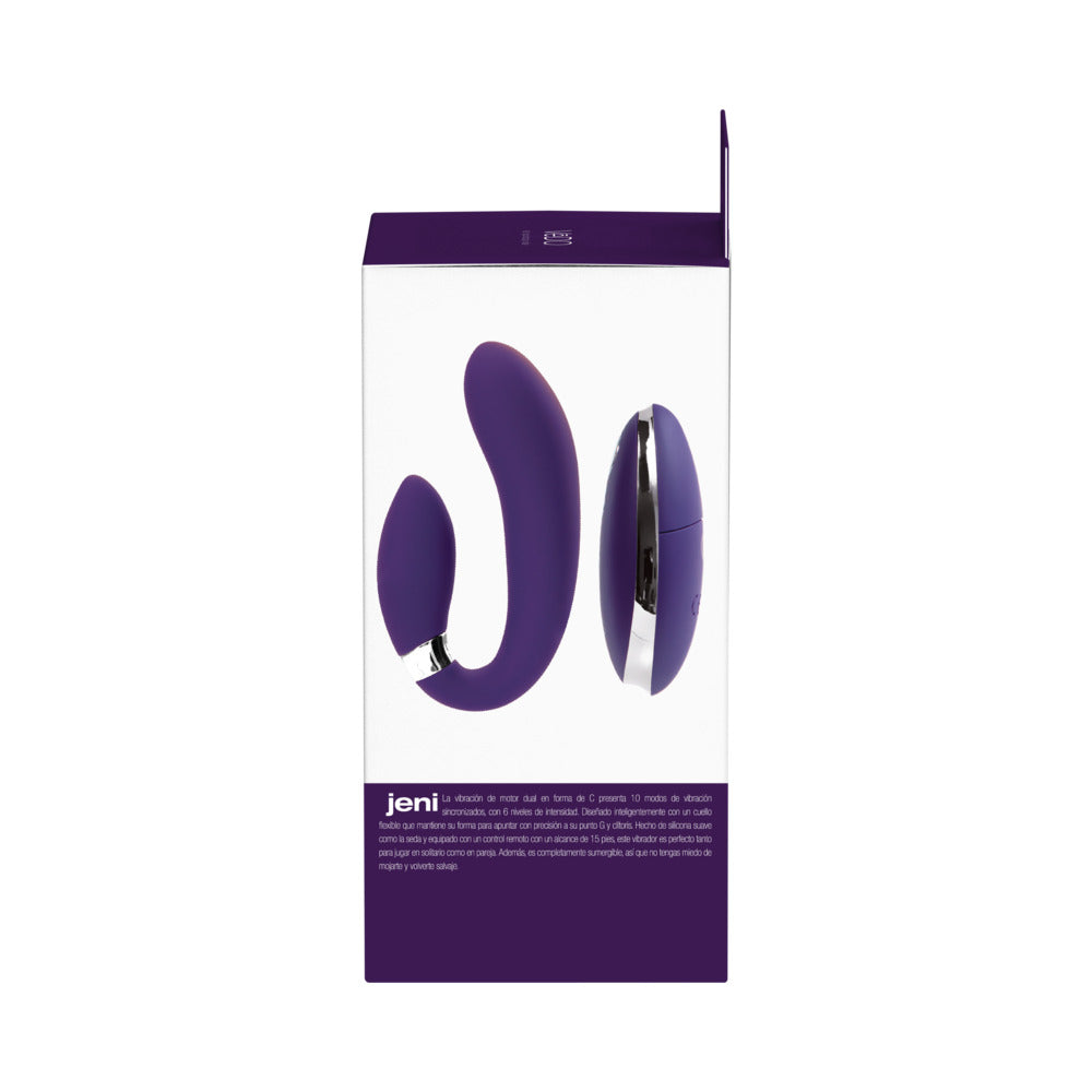 VEDO - JENI C SHAPED DUAL MOTOR VIBE WITH REMOTE