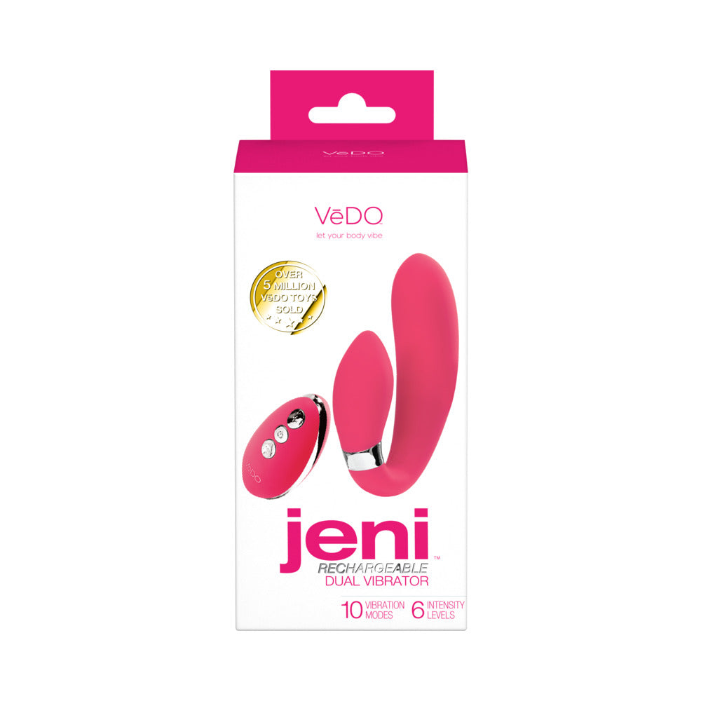 VEDO - JENI C SHAPED DUAL MOTOR VIBE WITH REMOTE