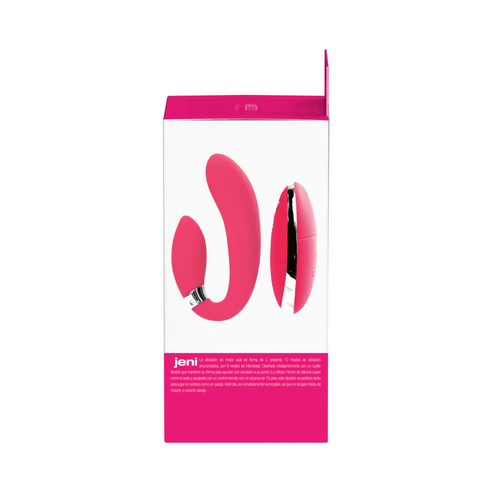 VEDO - JENI C SHAPED DUAL MOTOR VIBE WITH REMOTE